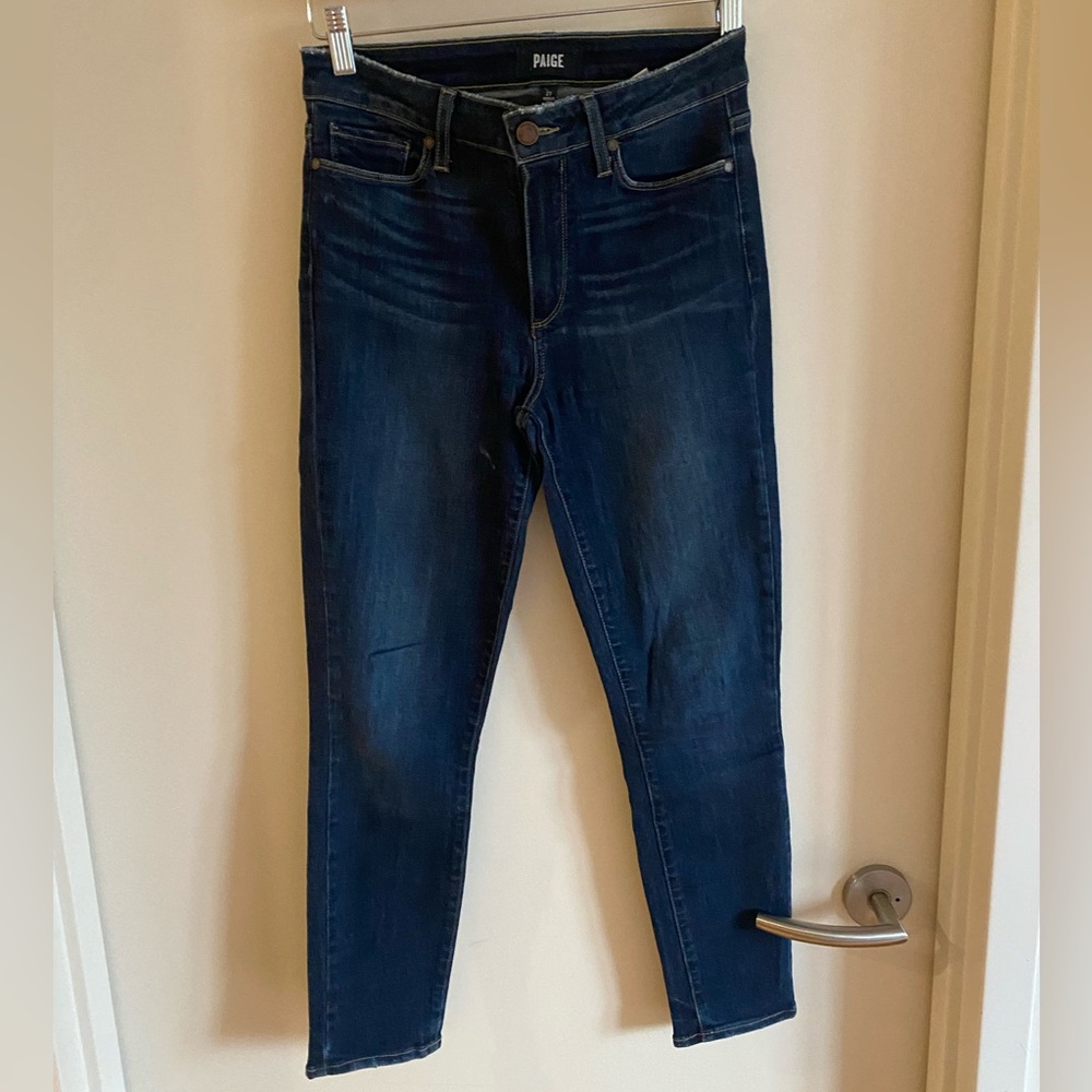 PAIGE HOXTON CROP JEANS